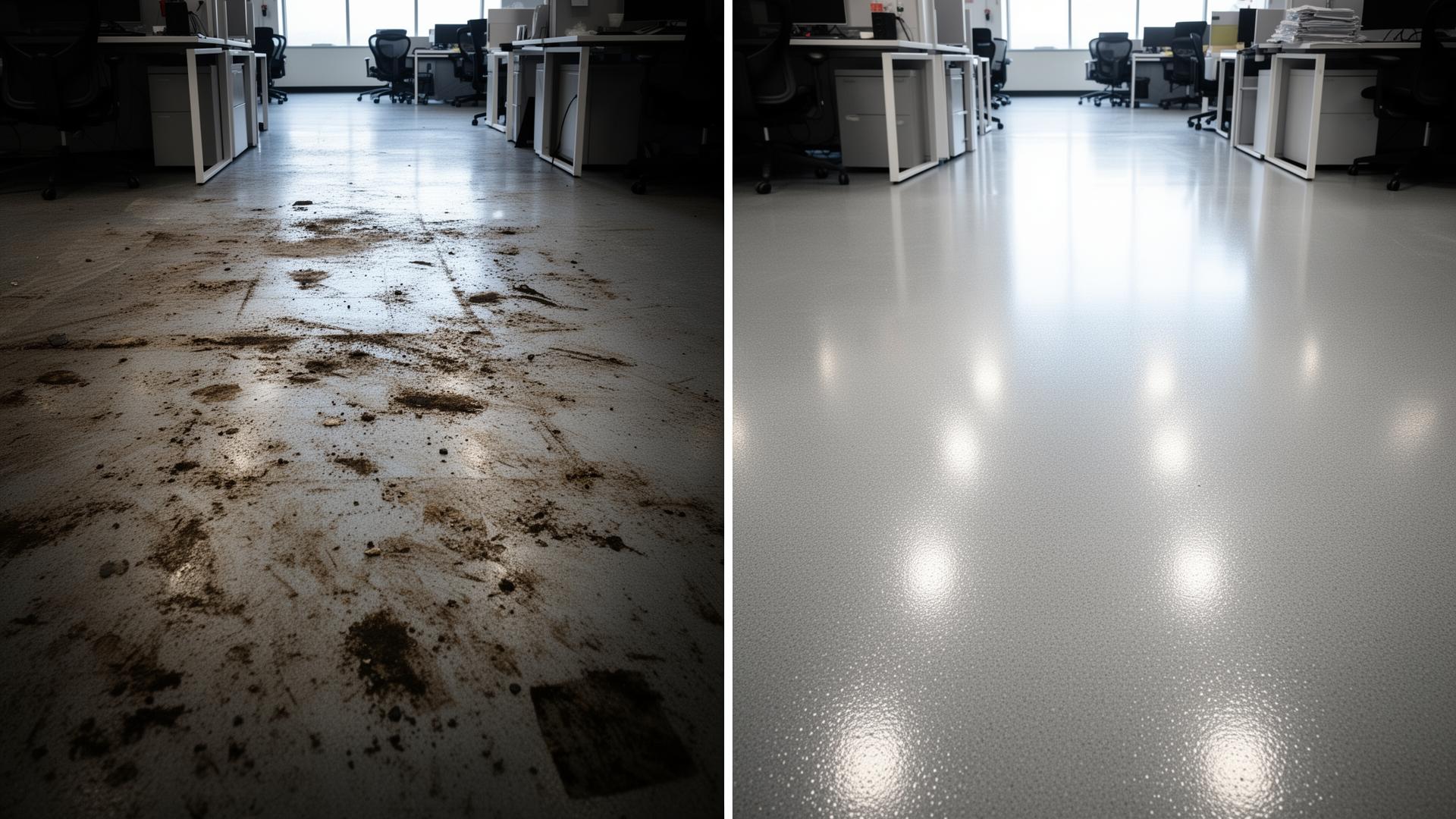 Avant et après - Entretien ménager régulier