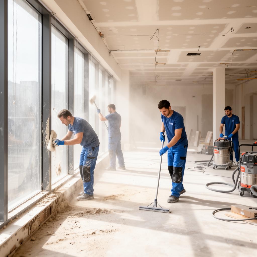 Nettoyage après construction